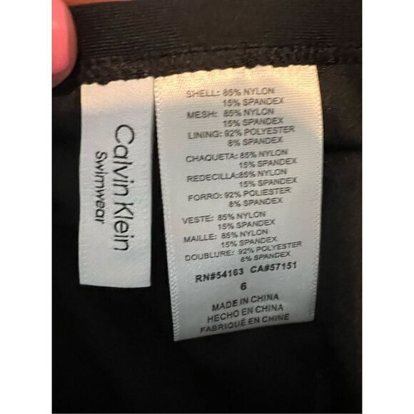 Calvin Klein Womens One Piece Swim Size 6 - Picture 3 of 3